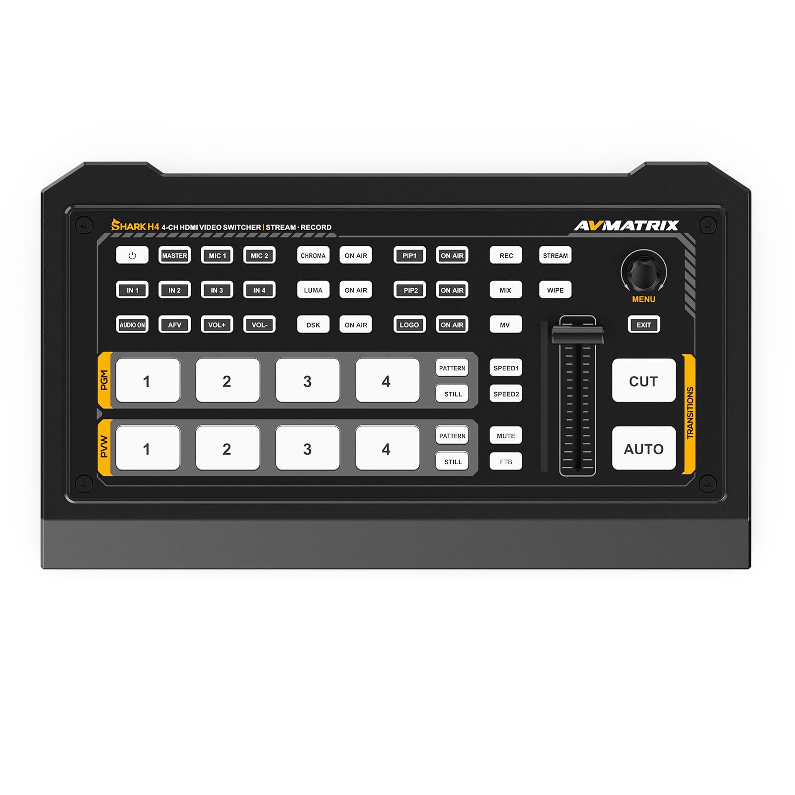Amazon.com: AVMATRIX Shark H4 Video Mixer Switcher with